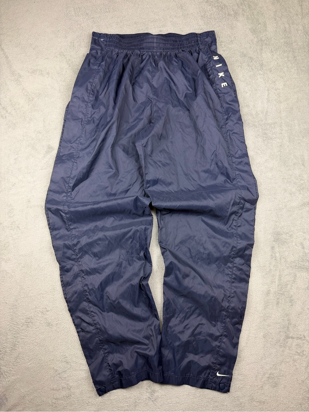 Nike tear away Navy Track Pants